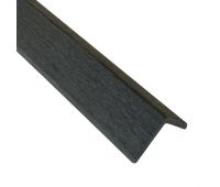 Уголок ДПК Wood-Х 50х50.Шлифованный Чёрное дерево