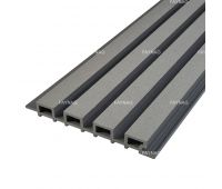 Доска Фасадная из ДПК Nika Рейка Графит Доска Фасадная из ДПК Nika Рейка Графит