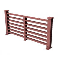 Декоративные ограждения ДПК " Марсело", Мербау, шлифованное Декоративные ограждения ДПК " Марсело", Мербау, шлифованное