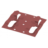 Кляймер стартовый для монтажа наличника Красный