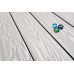 Террасная доска Смарт 3D Полнотелая с пазом Дуб беленый от производителя  Terrapol по цене 1 095 р