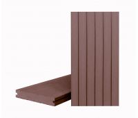 Террасная доска КЛАССИК полнотелая с пазом Орех Милано Террасная доска КЛАССИК полнотелая с пазом Орех Милано