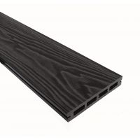 Террасная доска Смарт 3D Пустотелая с пазом Черное дерево