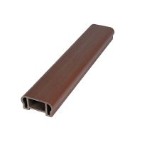 Перила верхнее фигурное 100х50 Extrusion Махагон Перила верхнее фигурное 100х50 Extrusion Махагон