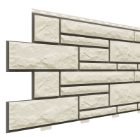 Фасадные панели Брусчатка Доломит - Слоновая кость Фасадные панели Брусчатка Доломит - Слоновая кость