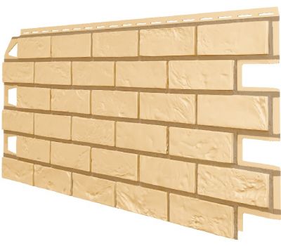 Фасадные панели (Цокольный Сайдинг) VOX Vilo Brick Песочный от производителя  Vox по цене 480 р