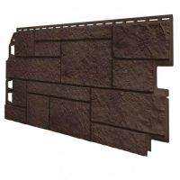 Фасадные панели (цокольный сайдинг) Оптима Песчаник Тёмно-Коричневый Фасадные панели (цокольный сайдинг) Оптима Песчаник Тёмно-Коричневый
