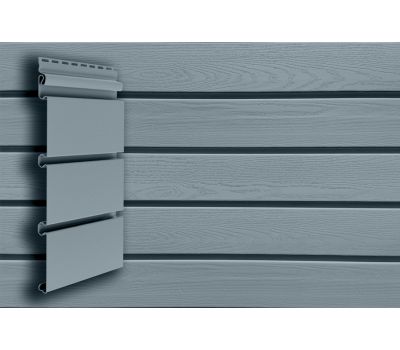 Виниловый сайдинг Архитектурный планкен Color Plus Голубой от производителя  Grand Line по цене 444 р