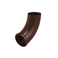 Отвод трубы декорированный RAL 8017 Коричневый matt 125/90